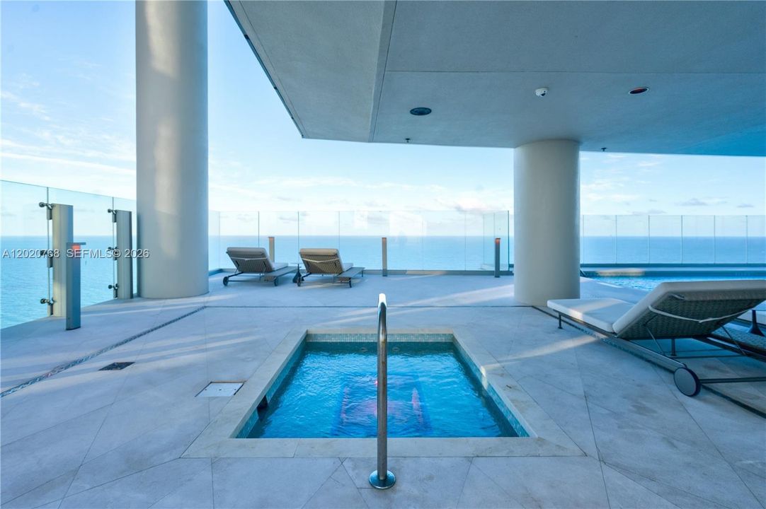 Two hydrotherapy spas.