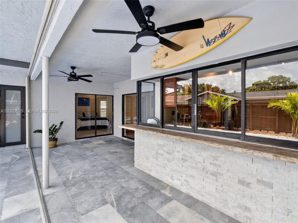 Paver and covered Patio