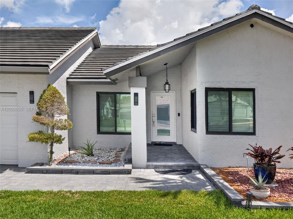 Impact door and front impact windows