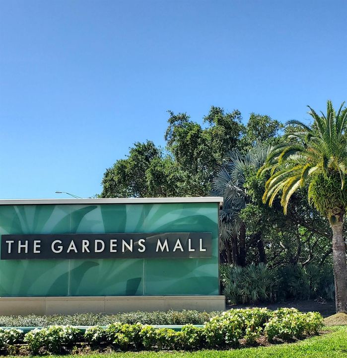Gardens Mall Sign