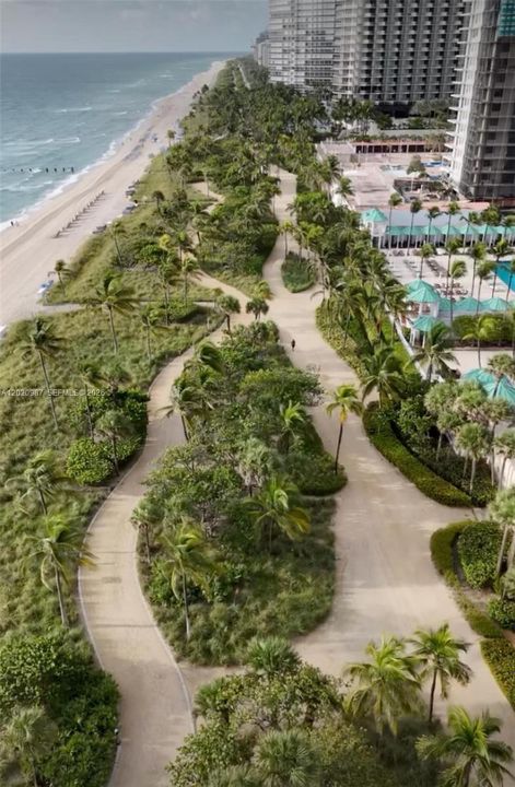 Board Walk Directly Behind Your building
