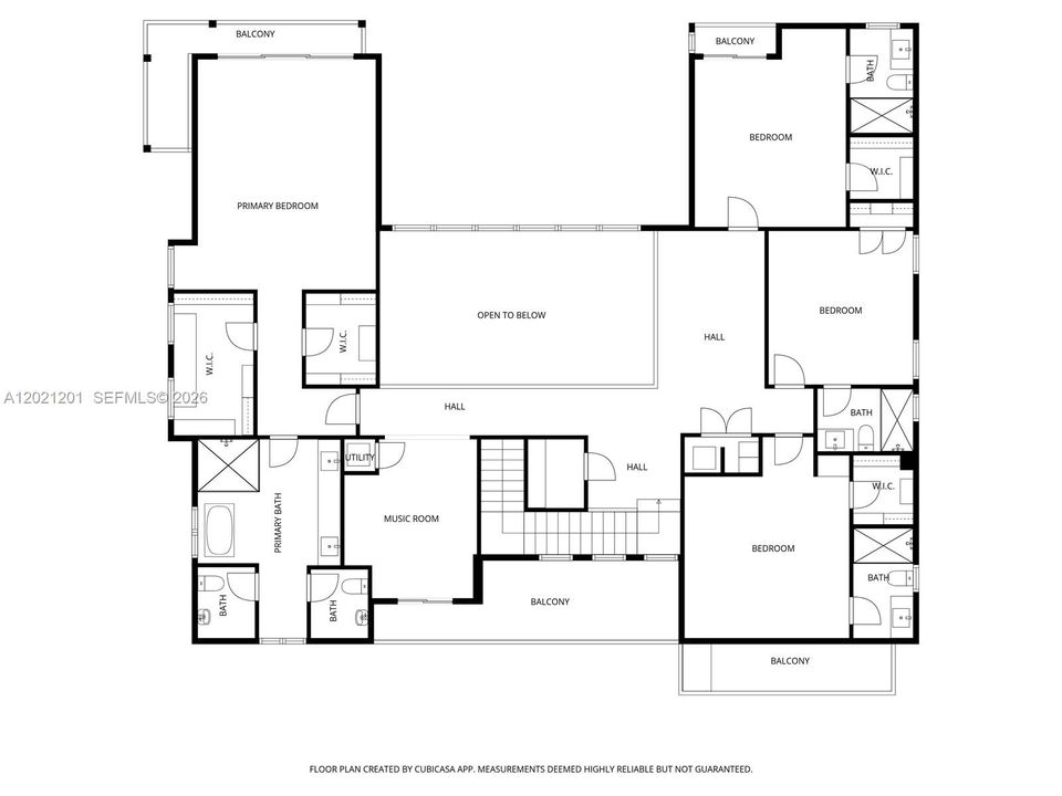 Second Level Floor Plan