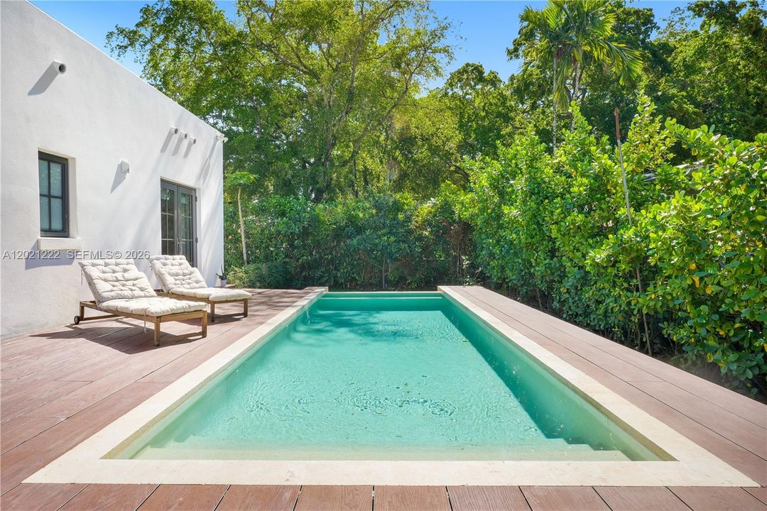 South Side of the Property with large Pool Deck