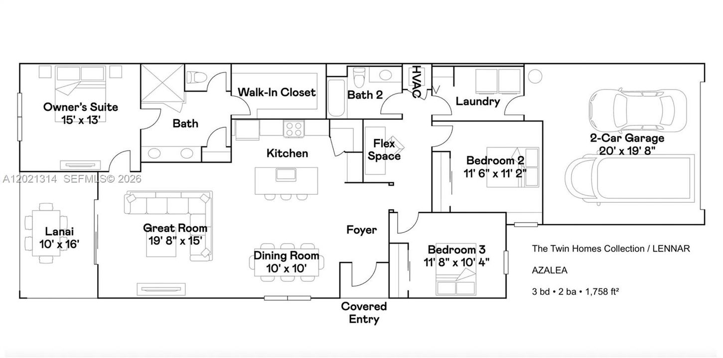 Active With Contract: $3,400 (3 beds, 2 baths, 1758 Square Feet)