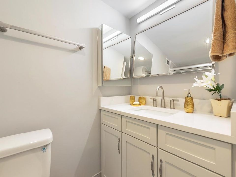 Second bathroom with shower