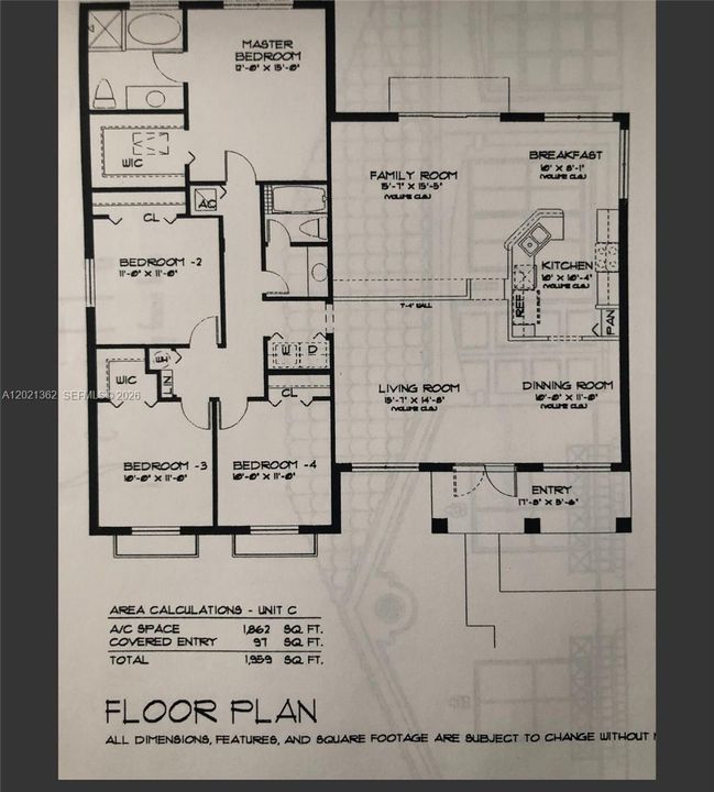 Original Floor Plan