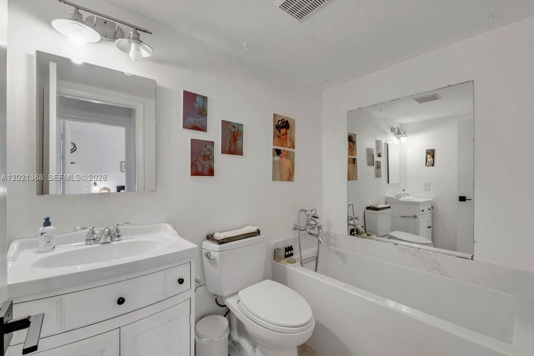 Updated with large new tub