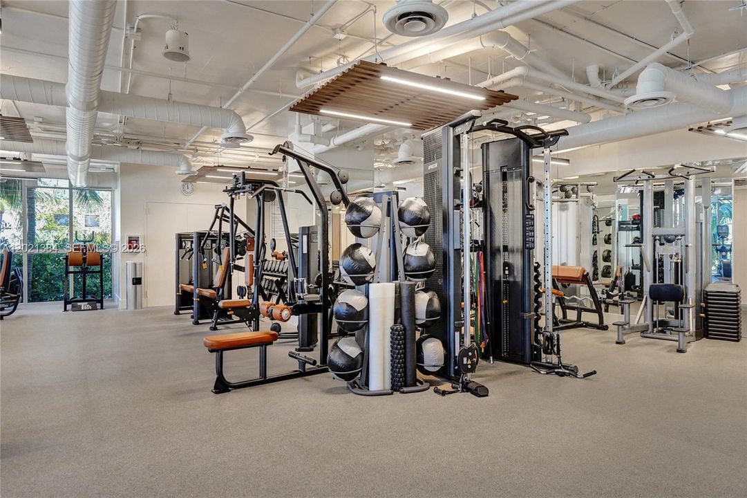 INDULGE IN THE PERKS OF YOUR OWN STATE OF THE ART GYM!