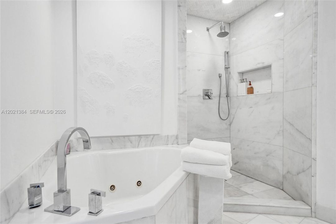 PERFECTLY STYLED AND FULLY UPGRADED MASTER BATHROOM!