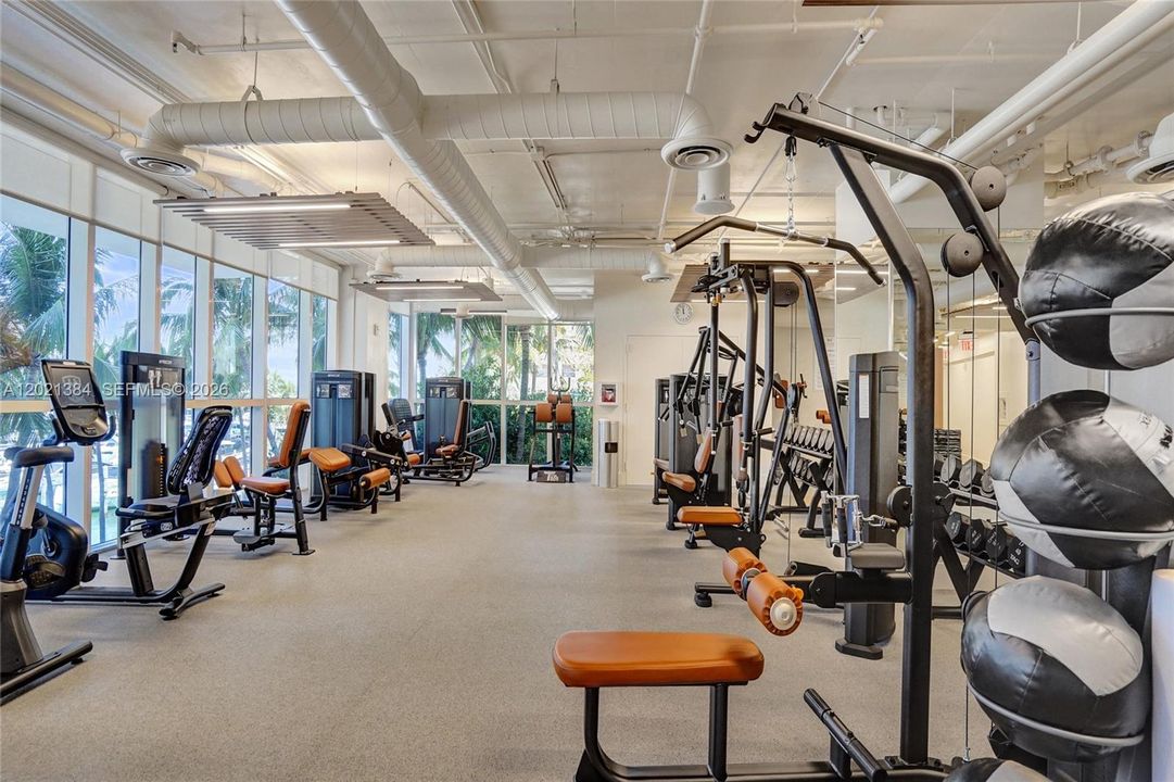 INDULGE IN THE PERKS OF YOUR OWN STATE OF THE ART GYM!