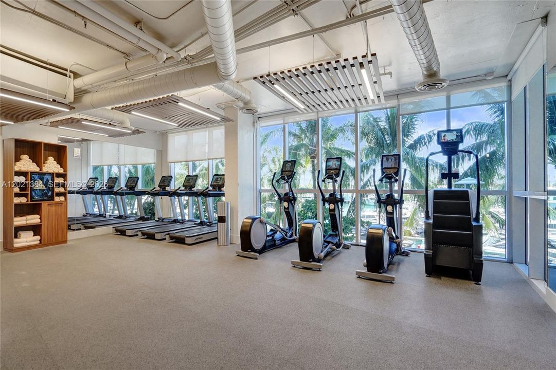 INDULGE IN THE PERKS OF YOUR OWN STATE OF THE ART GYM!