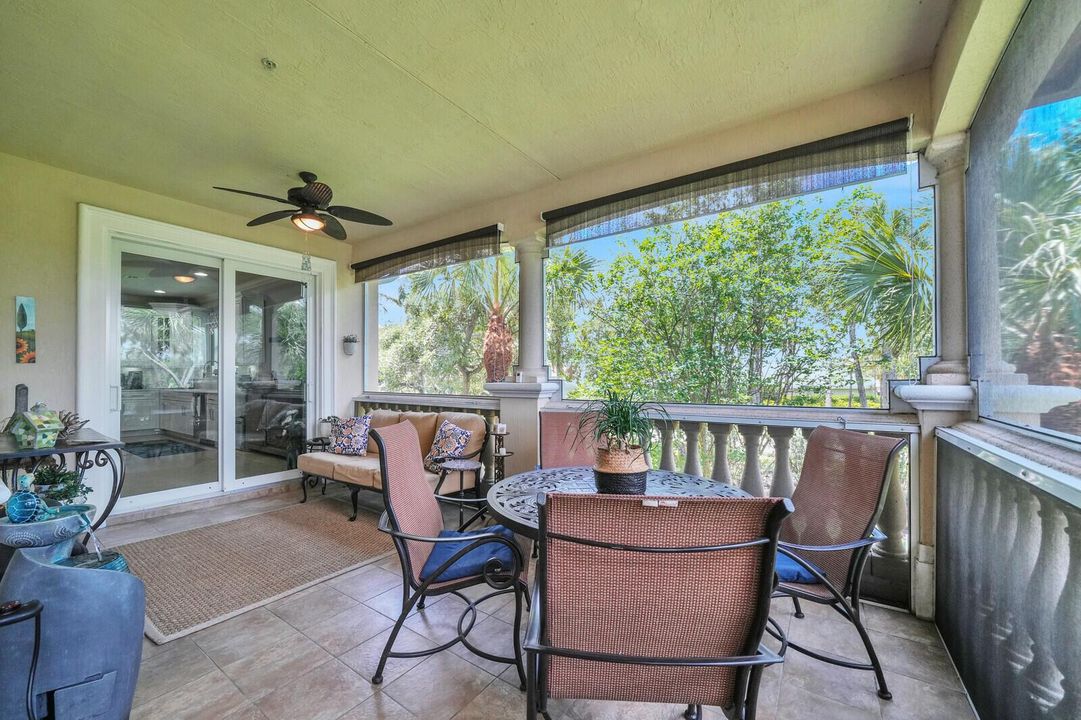 Private Screened Balcony