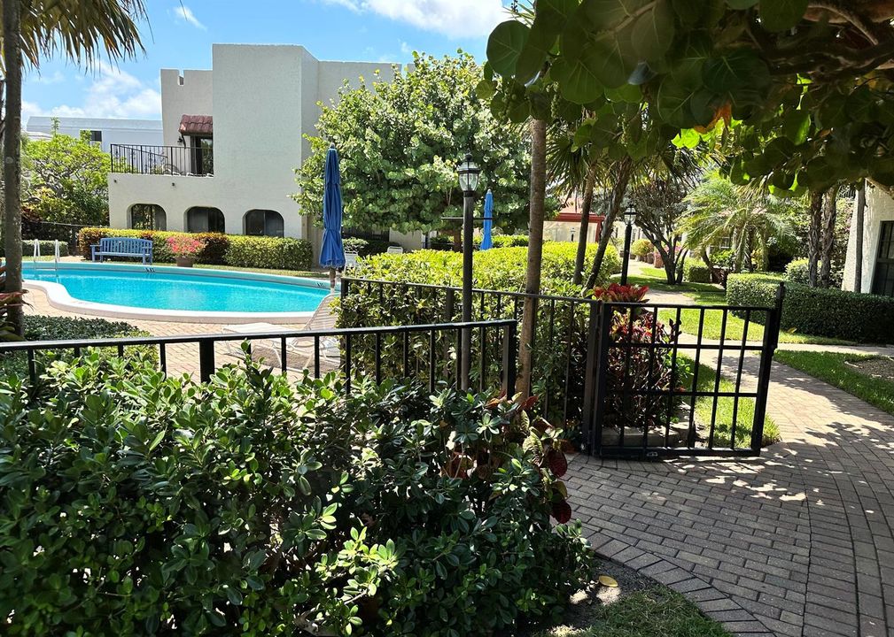 Pool Entrance