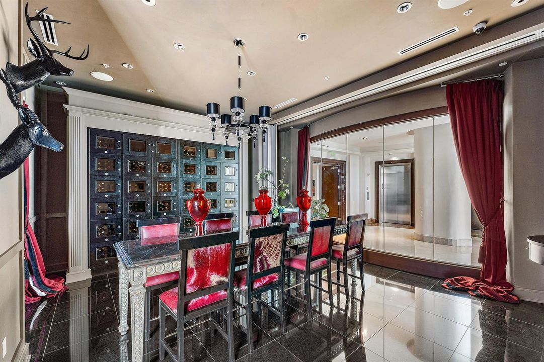 Wine cellar room