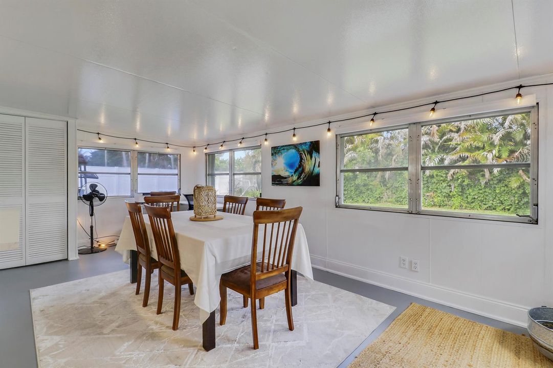 Dining area