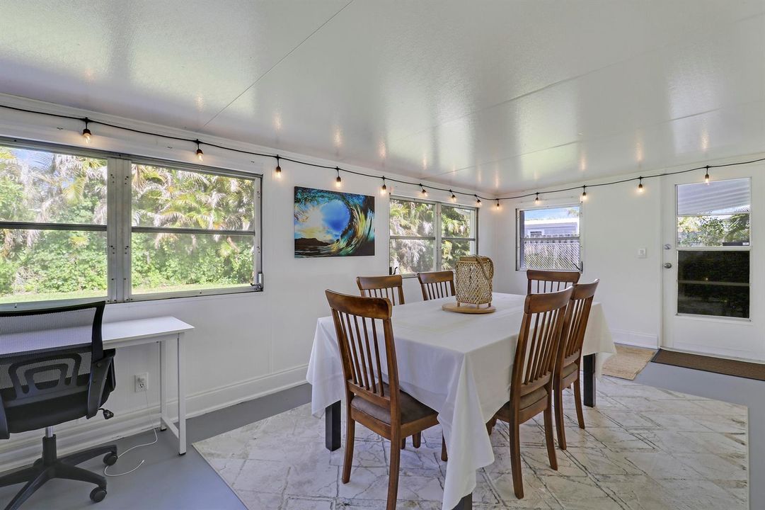 Dining area