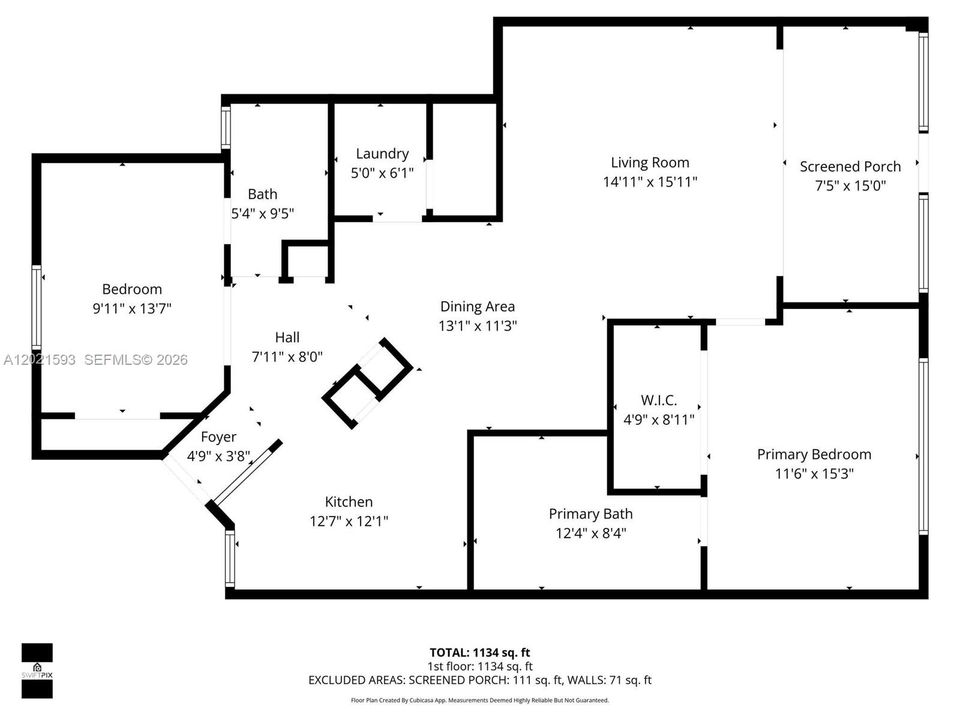 В аренду: $2,850 (2 спален, 2 ванн, 1105 Квадратных фут)