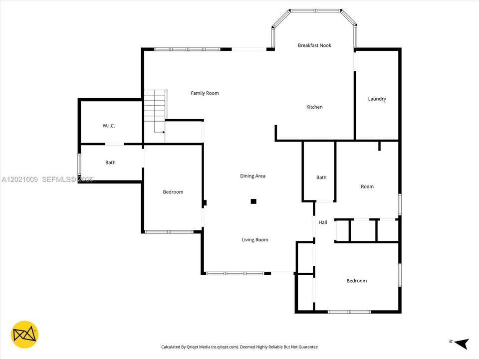 downstairs