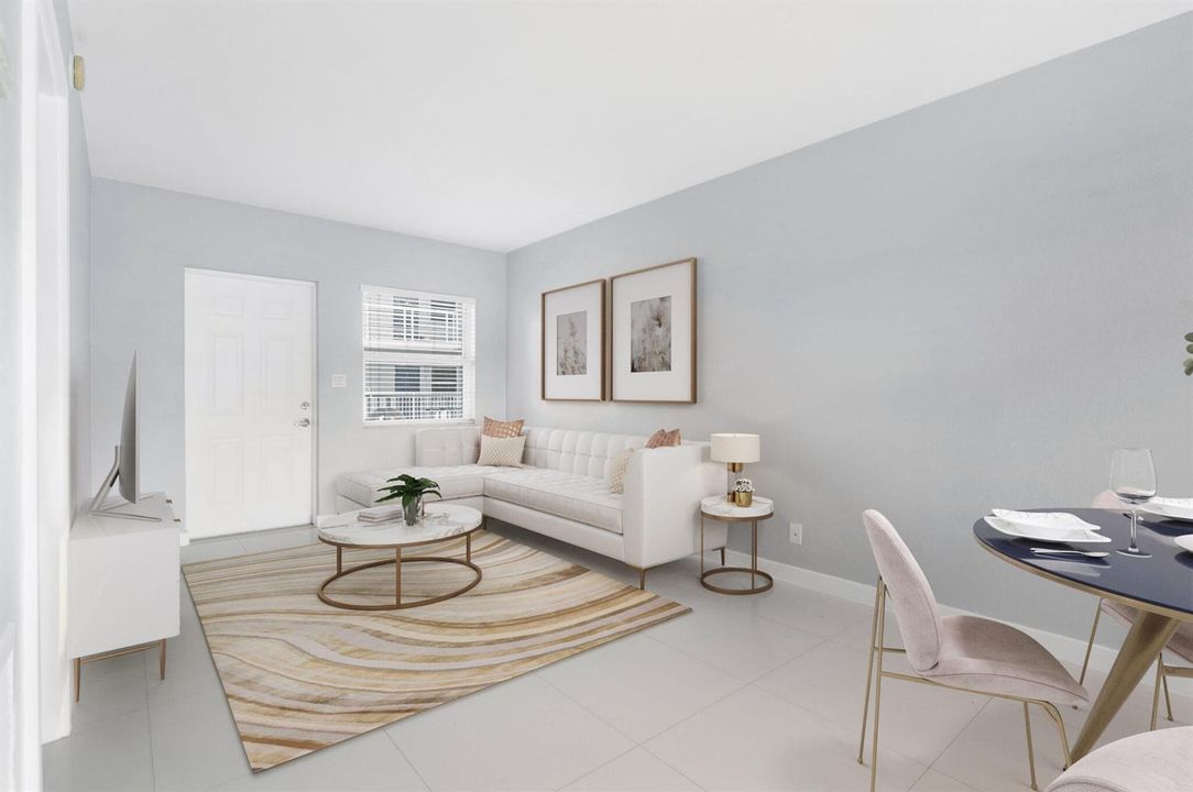 Living Virtual Staged