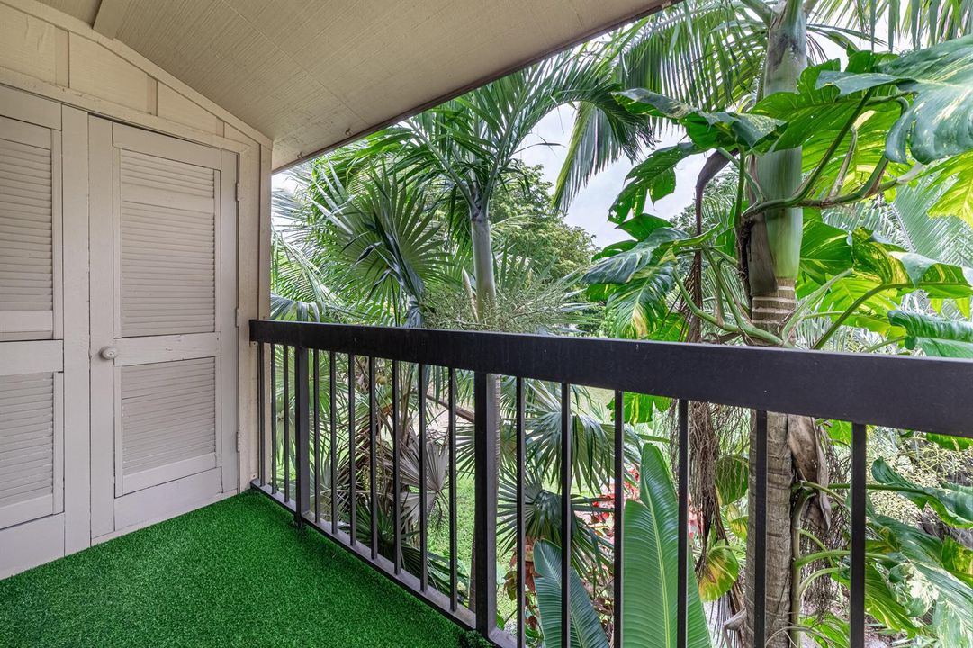 Balcony and Storage room