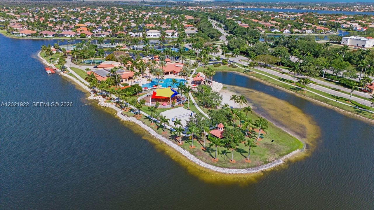 AERIAL VIEW OF SOCIAL AREAS