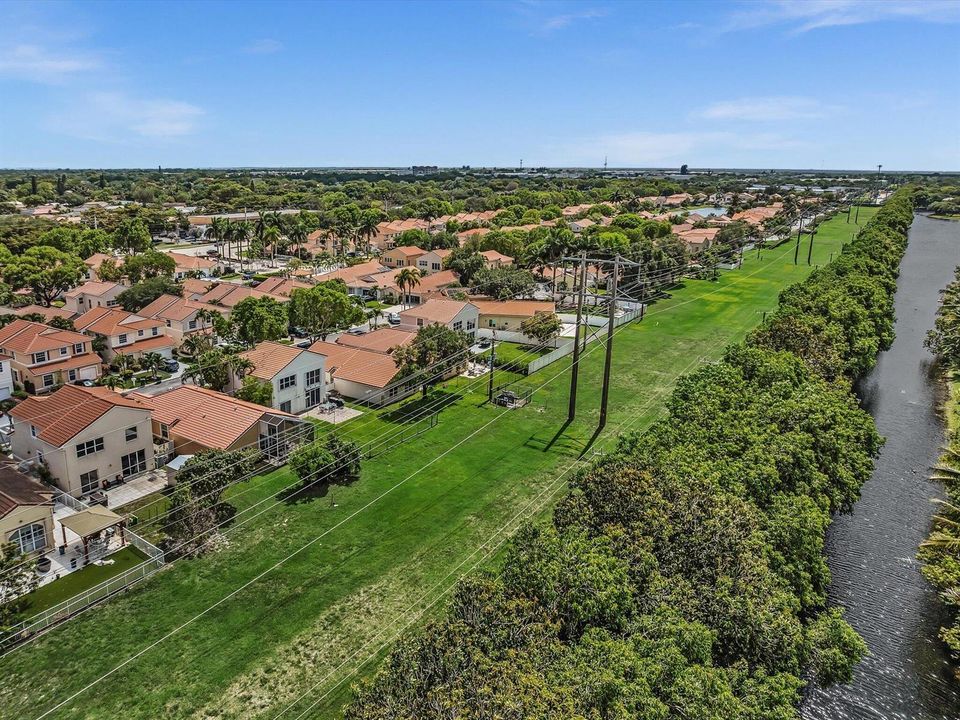 Area behind Property