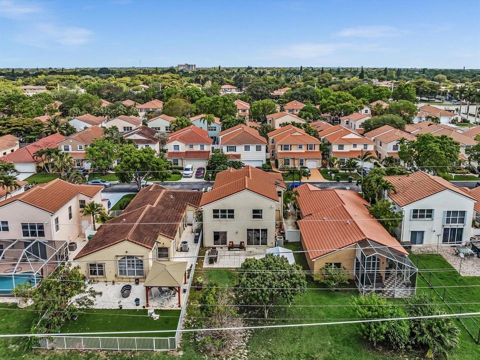 Aerial Back of Property