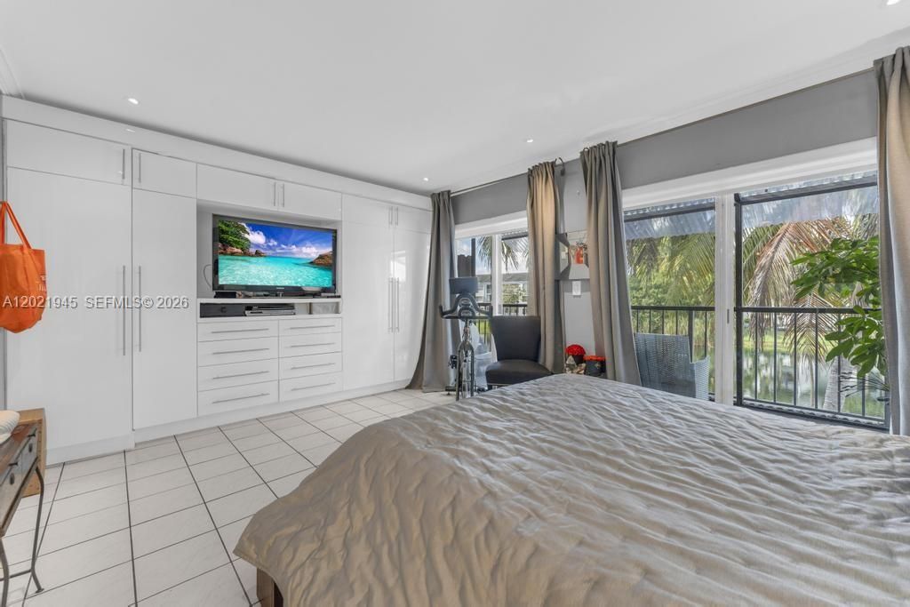 Primary suite has been painted in white.