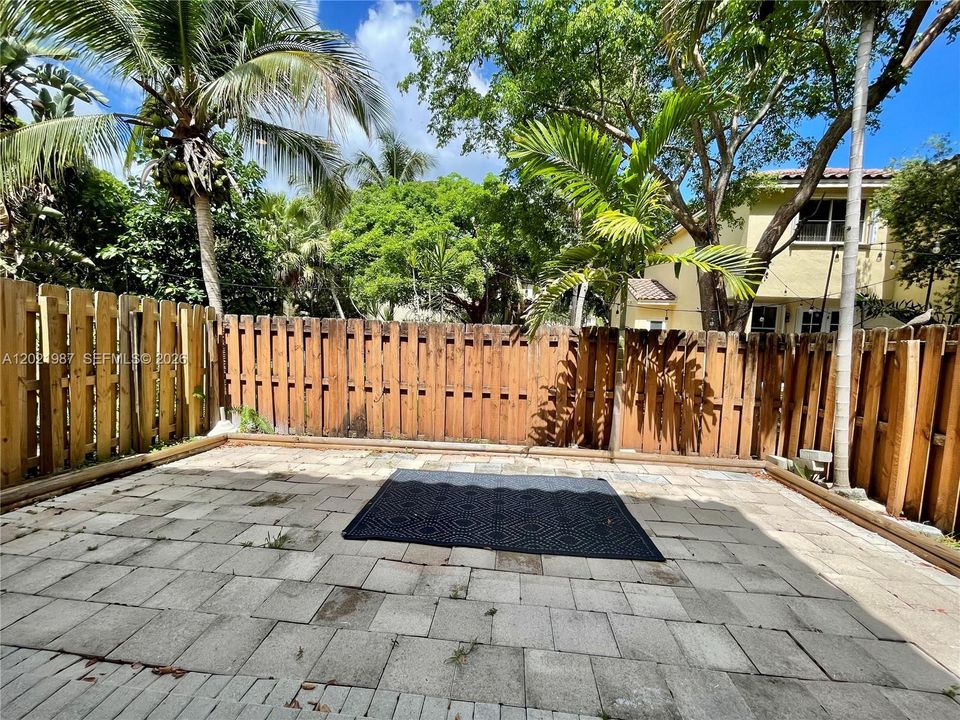 back yard