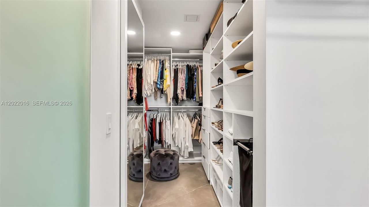 Primary Walk-in Closet