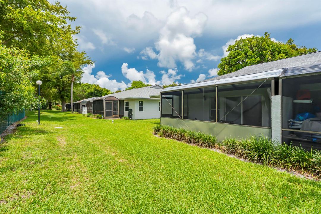 Rear of property