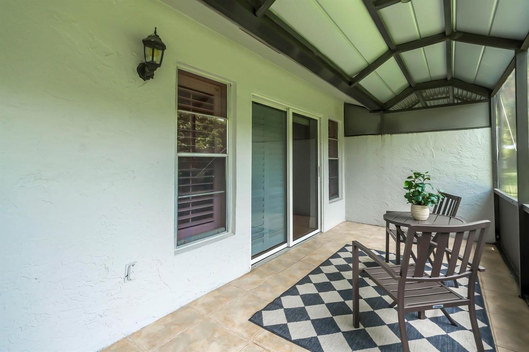 Screened patio