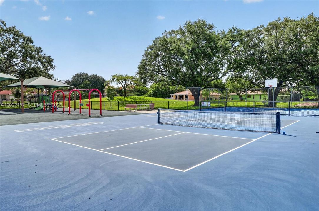 Tennis, Pickleball, Basketball Courts and Child Play Area!