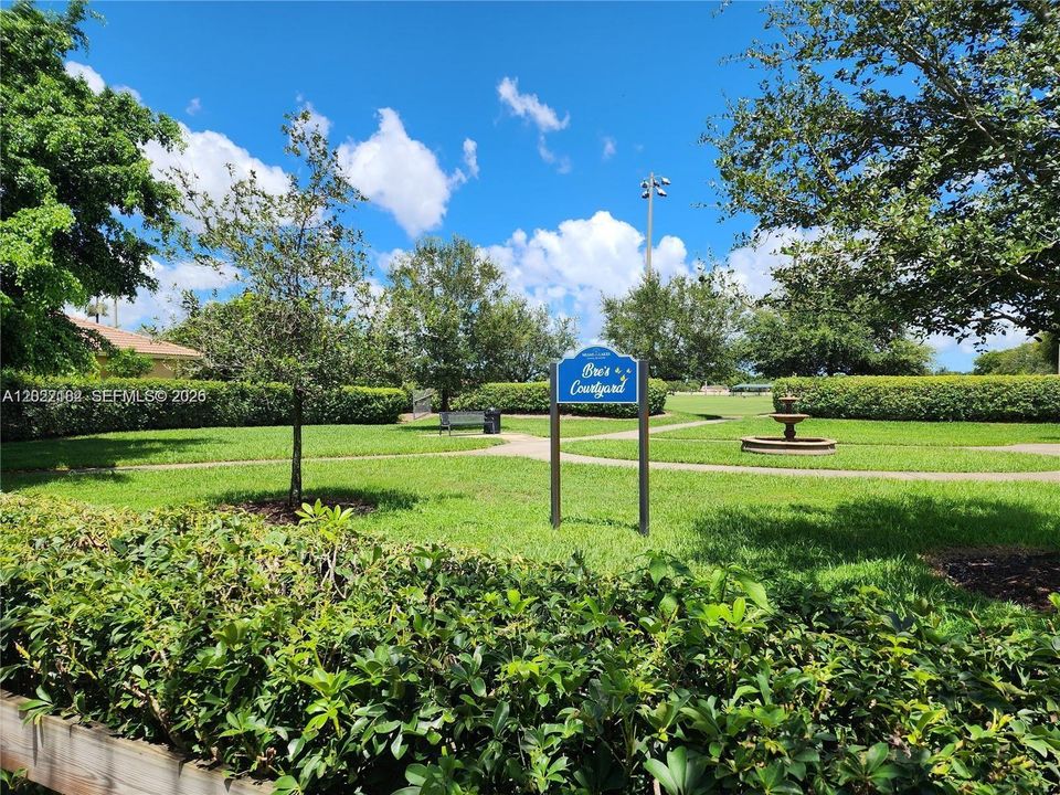Park next to the house