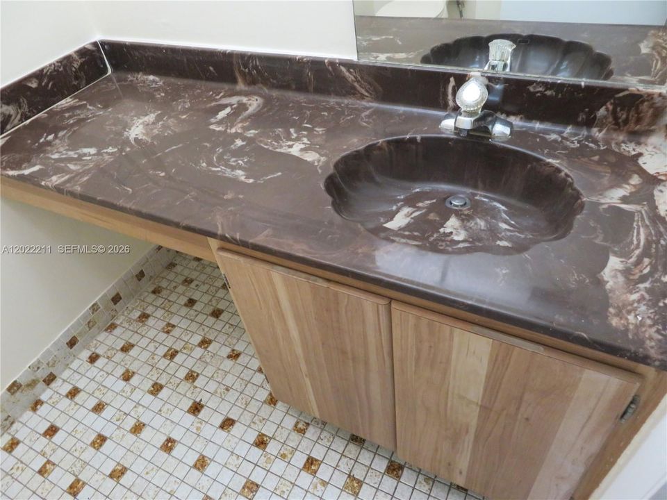 1/2 bath for guest
