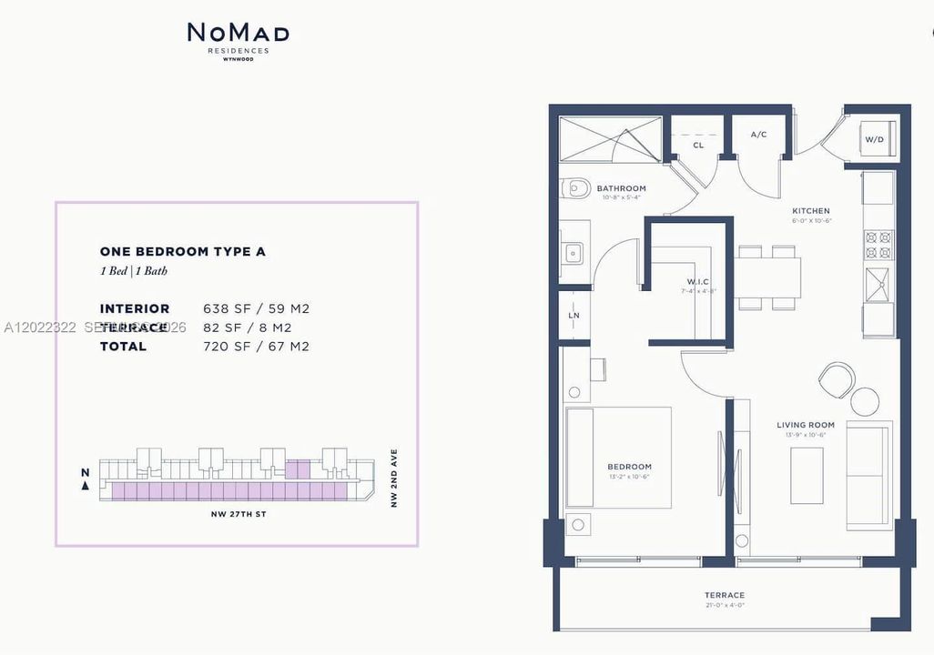 For Rent: $4,900 (1 beds, 1 baths, 817 Square Feet)