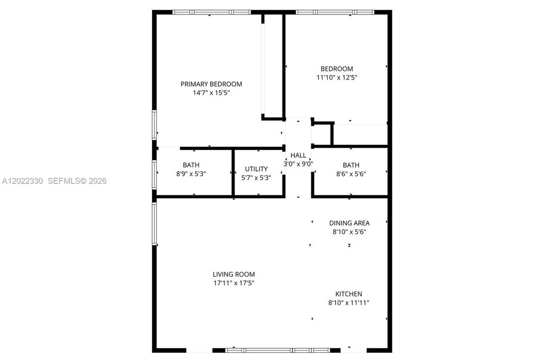For Sale: $619,000 (2 beds, 2 baths, 1120 Square Feet)