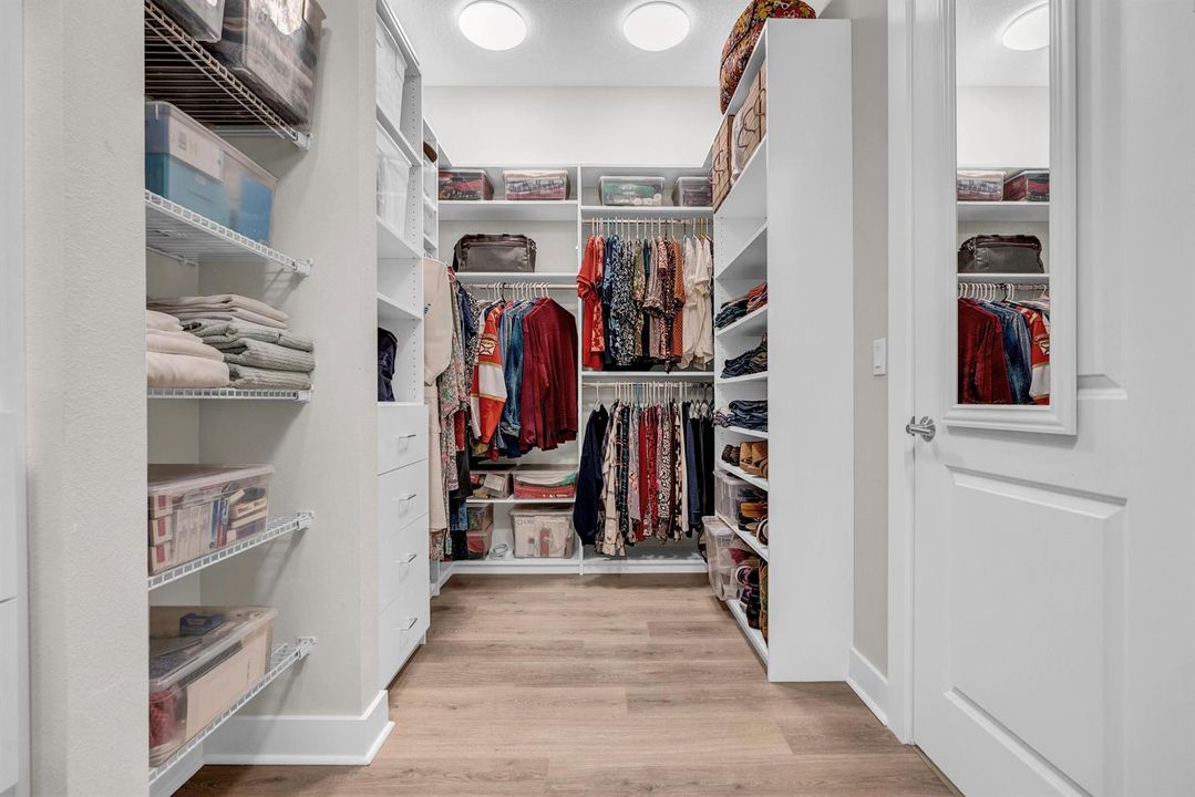 Primary Walk in Closet