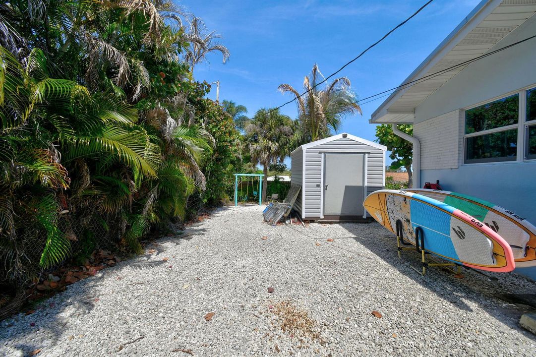 side yard / storage