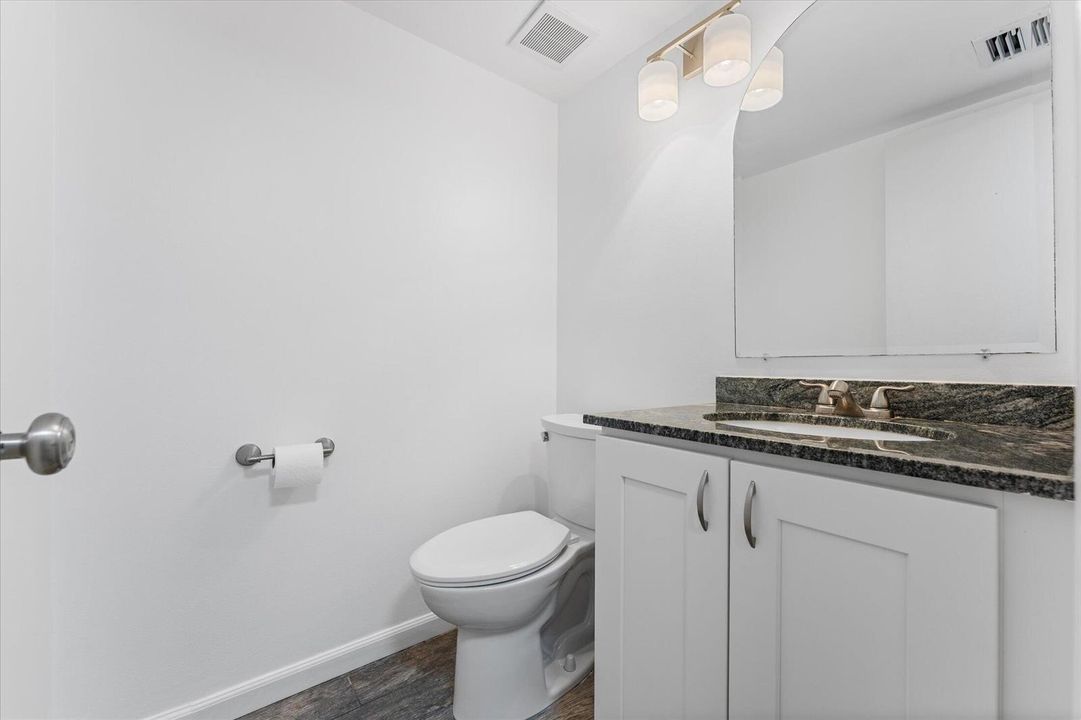 downstairs half bath