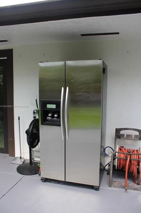 Outdoor full fridge