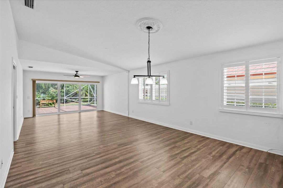 Extended model living area