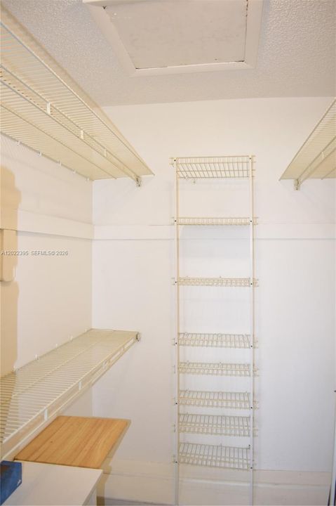 In master bedroom looking left