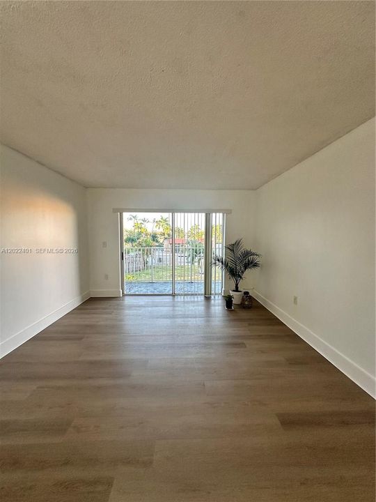 Great look with sleek new flooring all throughout apartment!