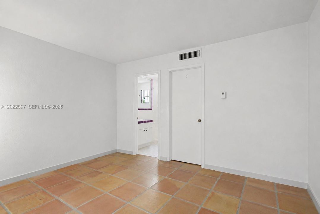 Photo has been virtually altered to remove furniture