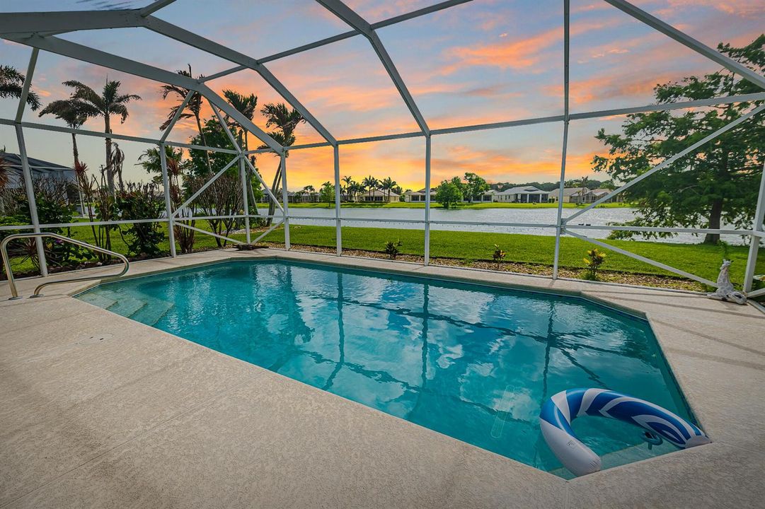 dusk pool & lake