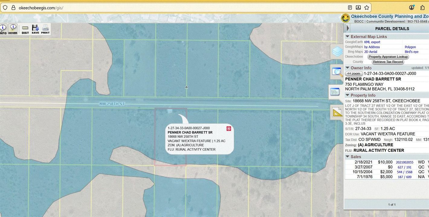 18668 NW 258th St - Flood Zone A