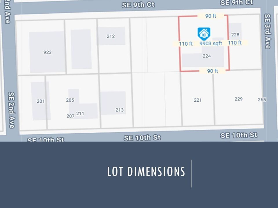 Lot Dimentions