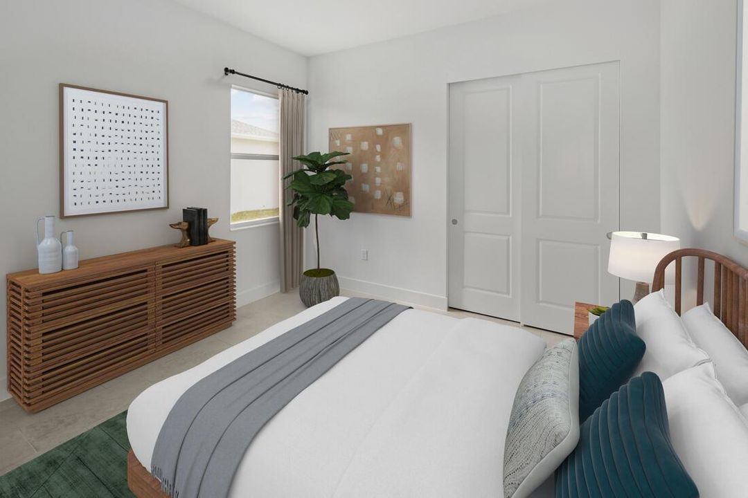 Guest Bedroom Staged