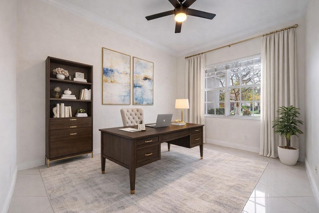 Office - Virtually Staged